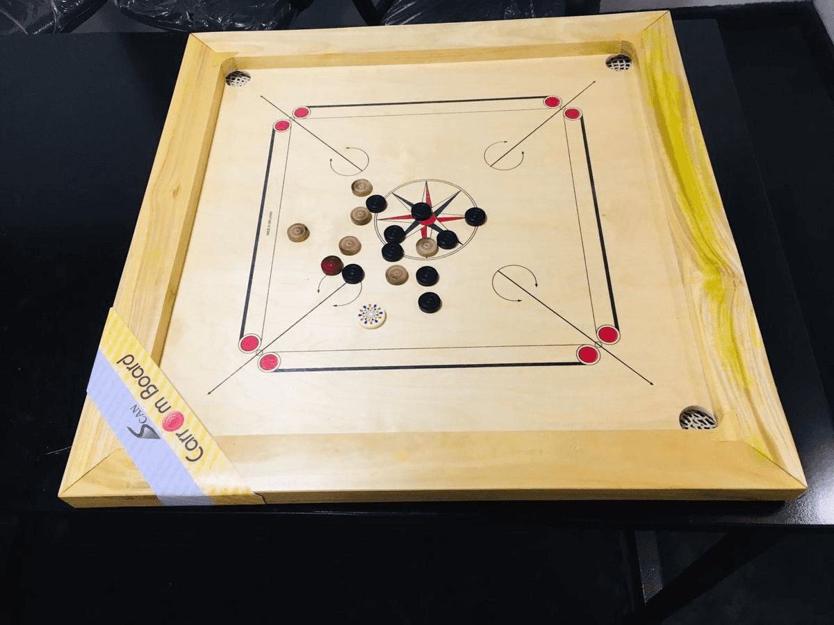 Special Satin Wood Carrom Board product photo 1 of 4