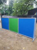 Mobile Partition Double Sided White and Notice Board 5 x 3ft ( 3 Panels ) product photo 1 of 4