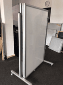 Mobile Partition Double Sided White and Notice Board 5 x 3ft ( 3 Panels ) product photo 4 of 4